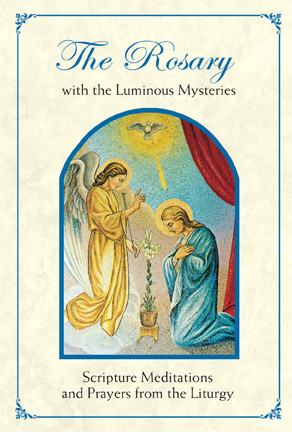 Full color booklet includes all twenty mysteries of the Rosary, plus Rosary prayers.  Features changes from the New Roman Missal! 4" x 6", 48 Pages
Does not have Fatima prayer. English and Spanish versions available