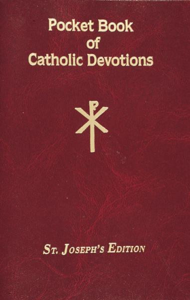 This Pocket Book of Catholic Devotions offers the most beloved Catholic Devotions. With a flexible cover for easy and repeated use. The book provides many essential Devotions including Devotions to the Sacred Heart, Stations of the Cross, First Saturday Devotions, and the Holy Rosary. Designed to help Catholics grow spiritually and in the Catholic tradition, this Pocket Book of Catholic Devotions is a valuable resource for both those who wish to learn the Devotions and those who are already well-versed in them.

96 pages ~ 4" x 6 1/4", Flexible Cover