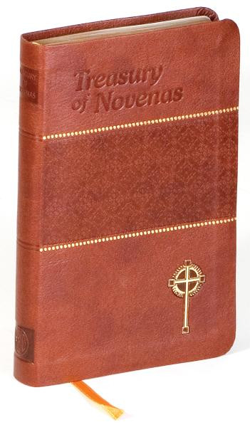 This Treasury of Novenas contains over forty popular Novenas specifically arranged in accord with the Liturgical Year on the Feasts of Jesus, Mary, and many Favorite Saints. This Treasury of Novenas has a lovely embossed green vinyl cover and is an excellent volume for private prayer Novenas.  Author, Rev. Lawrence G. Lovasik, S.V.D.,Dura Lux cover, 360 pages, 4" x 6 1/2"