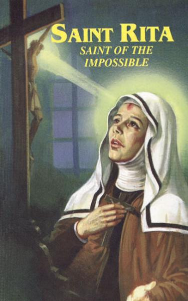 St. Rita: Saint of the Impossible provides prayers to St. Rita, known for prayers, fasting, penances, and her intense devotion to the Passion of Our Lord Jesus Christ. St. Rita: Saint of the Impossible offers novenas and devotions to St. Rita including the fifteen Thursdays. This reverent booklet with a flexible, illustrated cover has large, easy-to-read type for frequent use.

4” x 6”
