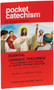 The Pocket Catechism is a handy pocket-sized compendium of essential Catholic teachings. This booklet, now beautifully illustrated in full color, provides right answers about the essentials of the Catholic faith to all who are seeking religious truth. Written by Redemptorist Father A. Lodders,  in an easy-to-understand question-and-answer format, this paperback Pocket Catechism  will benefit parents, children, and teachers. 4" x 6 1/4" ~ 64 pages ~ Flexible Cover