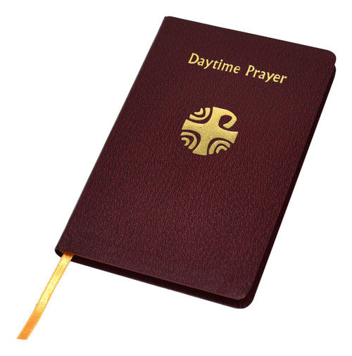 This handy-sized edition of Daytime Prayer comprises prayers for mid-morning, midday, and mid-afternoon from the Liturgy of the Hours. The individual may use all three or select the one set of prayers most suitable for the occasion or the hour of the day. In addition to private use during the course of the day, the prayers are also appropriate for group use at meetings, in classrooms, study sessions, etc. Daytime Prayer provides a selection of appropriate hymns for the Liturgy of the Hours as well as a complementary psalmody for those who pray more than one of the Daytime Prayers. This handy edition of Daytime Prayer is printed in two colors and bound in a flexible maroon simulated leather cover. 465 pages ~ 4 3/8" x 6 3/4"