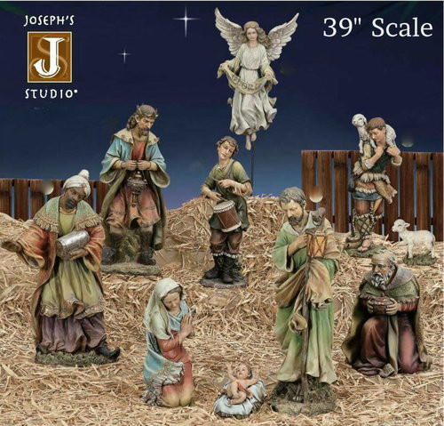 Roman 39 Josephs Studio Religious Little Lamb Outdoor Christmas Nativity Statue