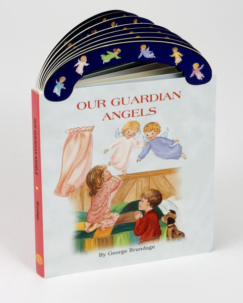 Ideal book for young children. A sturdy book that will stand up to wear and tear,it provides clear, simple text to introduce children to Guardian Angels and the part they play in our lives. With full-color illustrations and a "carry-along" handle. 
6" x 8 1/2" ~ 16 pages