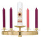 Advent Wreath with Paschal Candle Holder. Candles Not Included.