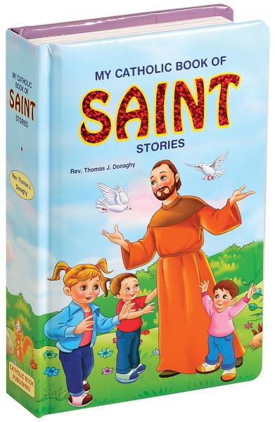 My Catholic Book of Saint Stories is filled with sweet, eye-catching illustrations. This chunky but lightweight book introduces children to 13 Saints in words and pictures that will delight them.
26 pages ~ 6" x 9"