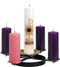 Wrought Iron Advent Candle Wreath, K178
Height: 3”
Diameter: 20”
Base: 10”
Wrought iron and brass
Candles not included