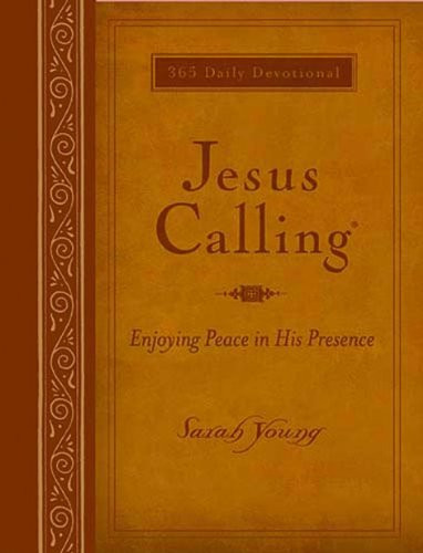 After many years of writing her own words in her prayer journal, missionary Sarah Young decided to be more attentive to the Savior's voice and begin listening for what He was saying. So with pen in hand, she embarked on a journey that forever changed her—and many others around the world.  In these powerful pages are the words and Scriptures Jesus lovingly laid on her heart. Words of reassurance, comfort, and hope. Words that have made her increasingly aware of His presence and allowed her to enjoy His peace.  Jesus is calling out to you in the same way. Maybe you share the author’s need for a great sense of “God with you”. Or perhaps Jesus seems distant without you knowing why. Or maybe you have wandered farther from Him that you ever imagined you would. Here is a year’s worth of daily readings from Young’s journals to bring you closer to Christ and move your time with Him from monologue to a dialogue. Regular Print: 400 pages 7 1/4" x 8 1/2".  Large Print Dimensions: 384 pages ~ 7 1/4" x 8 1/2"