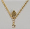 Pectoral Chain, Size 48" Brass Gold Plated French Rope Style Pectoral chain with Mitre hook. Chain ONLY.