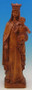 Wood Stain - Our Lady of Mt. Carmel statue in different finishes.