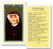 "Prayer to Be Merciful" St Maria Faustina. Divine Mercy. Clear, laminated Italian holy card. Features World Famous Fratelli-Bonella Artwork. 2.5'' x 4.5''