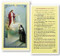 The Promises of Our Lord. A clear, laminated Italian holy card. Features World Famous Fratelli-Bonella Artwork. 2.5'' x 4.5''