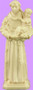 4" Statue-St. Anthony Statue is carefully crafted and molded in Vinyl  with an exclusive process, for years of lasting use.   3", 4" or 6" approx sizes


