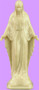 Our Lady of Grace Statue is carefully crafted and molded in vinyl with an exclusive process, for years of lasting use. Our Lady of Grace Statue is available in  3", 4" or 6" approx sizes