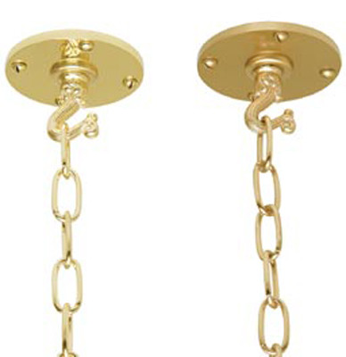Steel Chain- Steel chain for sanctuary lamps . Links measure 1-1/2" long, open side link and is SOLD BY THE FOOT!!!
Polished Brass or 24K Gold Plated

 
