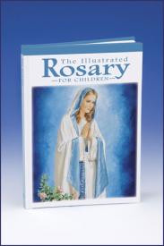 Gift edition of RG10350, The Rosary for Children. Hardcover. Illustrated Rosary. 5" x 7" 32 pages. Written by Rev. Victor Hoagland and illustrated by William Luberoff.