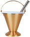 7” tall holy water bucket with sprinkler - St. Jude Shop