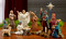 Image of all the figures included in the 14-Piece Nativity Set from St. Jude Shop.