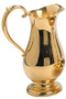 Gold Plated Pewter 8" height. 22 oz. capacity. 