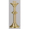 Paschal Candle Stand Style 1932 - Short Size 30" Tall, 12" diameter base with 1-15/16" socket. Crafted of solid brass, hand finished in a combination of bright and satin surfaces then protected with a bronze lacquer.  Paschal Stands will be shipped with a standard sized 1-15/16" socket. Other sizes are available up to 3" with no additional charge. Please write in alternate socket size

