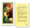 Clear, laminated Italian holy cards with gold accents. Features World Famous Fratelli-Bonella Artwork