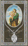 Patron Saint of Families, Married Couples, the Universal Church,Carpenters and Workers. 3" X 5" vinyl folder with removable oxidized medal Saint Joseph 1.125" Genuine Pewter Saint Medal with Stainless Steel Chain. Silver Embossed Pamphlet with Patron Saint Information and Prayer Included. Biography/History of Saint Joseph and gives the Patron's attributes, Feast Day and Appropriate Prayer. (3.25"x 5.5")