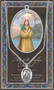 Patron Saint of Torture Victims. 1.125" Genuine Pewter Medal with Stainless Steel Chain. Gold Embossed  Prayer Card included with short biography of the saint included. (3.25"x 5.5")

 