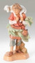 Gabriel, the Shepherd Boy with Sheep and Lamb. PolymerResin.  5" Scale