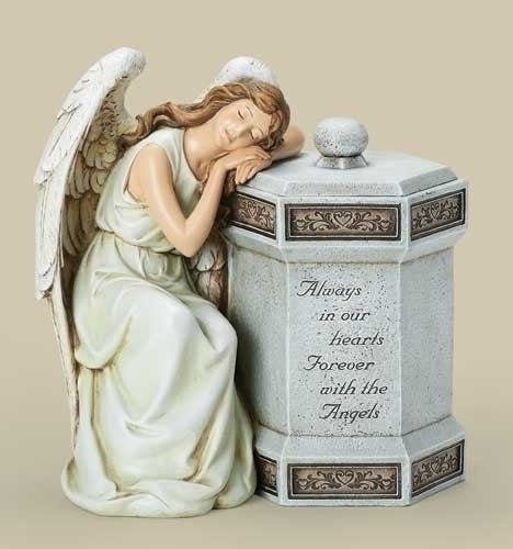 The Bereavement Memorial Angel Statue Box.