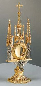 The Gothic Ornamentation Gold Reliquary 796.