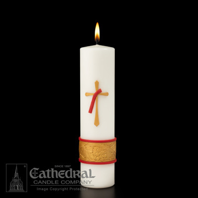 This 3" x 12" Deacon Candle is perfect for gatherings during formation or as a commemorative gift or keepsake for the home. Hand decorated with a raised wax relief. Boxed.