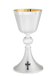Chalice with Scale Paten, Silver Gold Line, A-136S