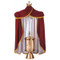 Background drape is made of red velvet and lined in white satin. Measures 70"H x 40"W.  Crown and dome are made of bronze and are available in high polish or satin finish. Stand adjustable from 36" to 90" Made in the USA!!  (Repository and Base are sold separately 813-42)