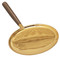 Communion Paten K102-High Edge gold plated communion paten. 7" diameter with walnut handle. Deluxe vinyl case included