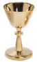 Chalice K233
Gold plated Chalice
5" Height
3" Diameter
5 ounce capacity
Complements ciborium (K234) and well paten (K233-P)