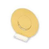 Well Paten 233P
This small, shallow well paten measures 4-1/2 inches in diameter and is gold plated
Matching Ciborium (K234) and Chalice (K233) are available