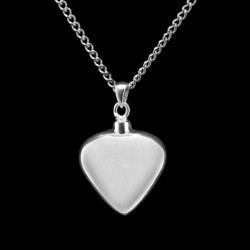 Memorial Sterling Silver Heart Necklace