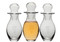 Chrismal Set of Lead Crystal Bottles with 10 ounce capacity each, Height: 7"