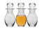 Chrismal Set - Bottles are etched with OI, OS, & SC. Bottles have a  48 ounce capacity each, with a height of 11 3/4". Note: all glass may have slight irregularities.