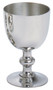 Small Pewter or 24k Gold plated Chalice. 4-7/8"Height, 3 1/4" Diameter , 8 ounce capacity.