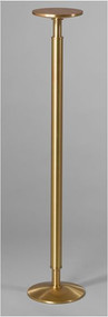 Floral Pedestal with satin bronze finish - Height: 30". Ideal for either occasional or permanent floral displays.