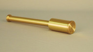 Asperigal with satin bronze finish - Length: 10". Metal handle, will match any satin bronze bucket.