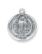 7/8" Sterling Silver St. Benedict Medal with 24" Chain