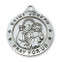 1" x 7/8" Sterling Silver Saint Joseph Medal. St. Joseph is the Patron Saint of Families and Carpenters. St Joseph Medal comes with 24" rhodium plated chain and comes in a deluxe giftbox. Made in the USA.