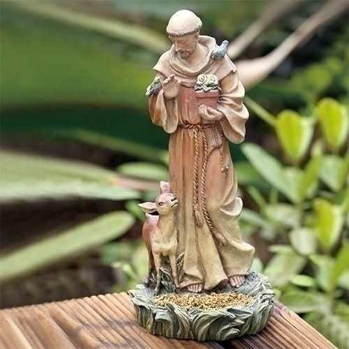 Saint Francis Bird Feeder Garden Statue 12in St. Jude Shop, Inc.