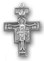 Sterling Silver San Damiano Crucifix
