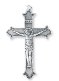 Men's Simple Sterling Silver Crucifix 