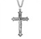 Crucifix comes on a 24" rhodium plated chain