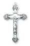 Men's Sterling Silver IHS Crucifix  ~ 1 7/8" Men's IHS sterling silver crucifix on a 24" rhodium plated chain in a deluxe velour gift box.