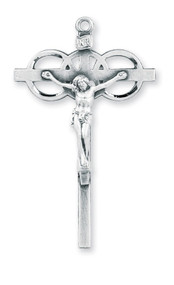 Men's Sterling Silver Wedding Crucifix